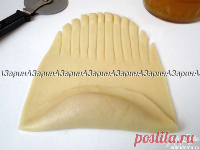 Рогалики с яблочным повидлом | Кулинарные рецепты от «Едим дома!»