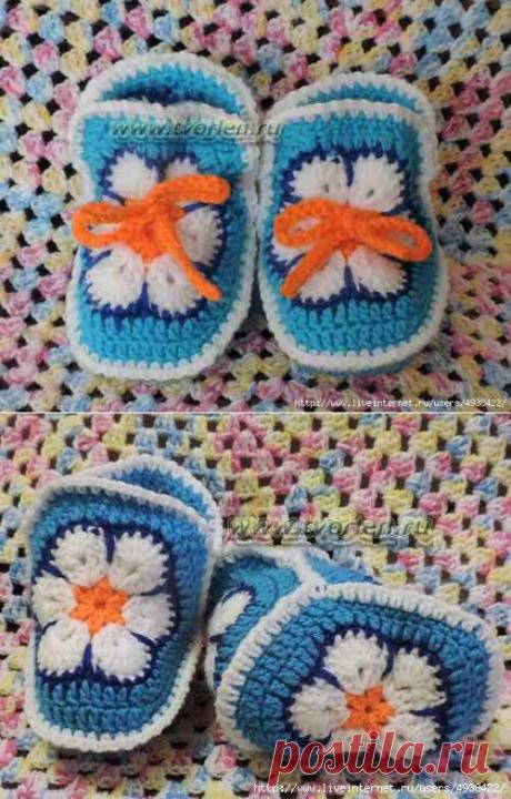 Пинетки в цветочек или…