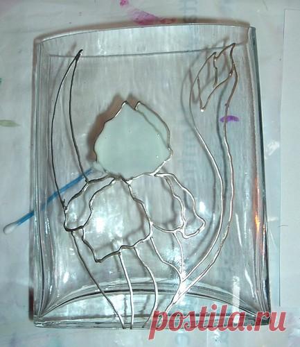 Как самому сделать рисованный витраж.МК.