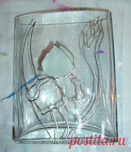 Как самому сделать рисованный витраж.МК.