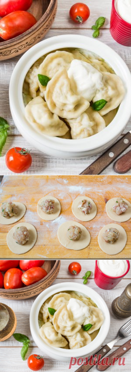 Как приготовить Домашние пельмени с курицей и копченой грудинкой