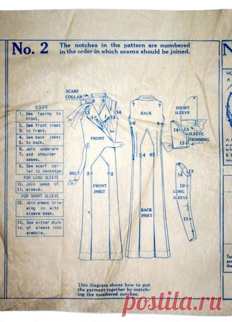 De-Coding Vintage Patterns: Part 1- McCall Patterns & The Advent of the Printed Pattern – Wearing History® Blog