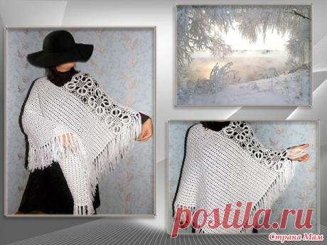 Элегантное пончо для себя любимой Давно хотелось мне связать себе пончо на прохладные осенне-весенние деньки, но все как то руки не доходили.
А осень прилетит -- и не заметишь, поэтому всё-таки решила осуществить свою давнюю мечту. Мн…