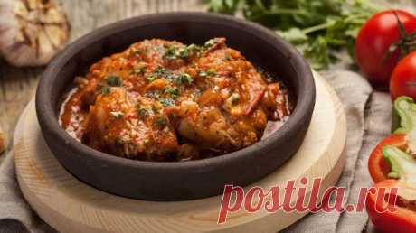 Чахохбили из курицы - Кулинарные рецепты 