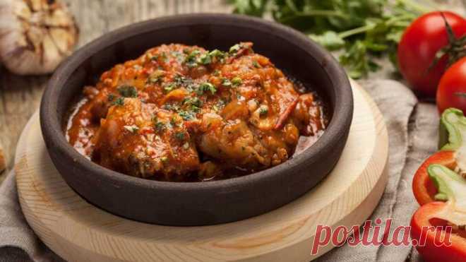 Чахохбили из курицы - Кулинарные рецепты 