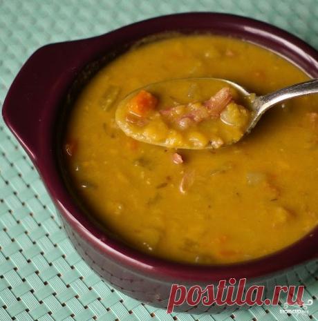 Гороховый суп с копченой колбасой - кулинарный рецепт на Повар.ру
