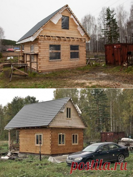 Один опыт строительства дачного дома и обустройства участка