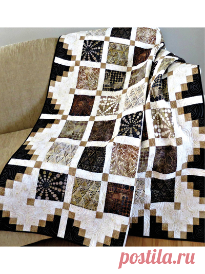 Simply Cool Quilt Pattern Use up some scraps—or coordinate your colors with a fabric collection—to make this quick-to-stitch design in 5 sizes.  Finished sizes:  Crib: 44