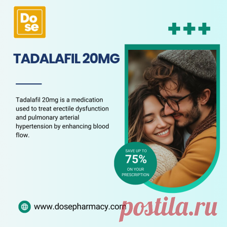 Tadalafil is a popular medication for treating erectile dysfunction (ED). It helps increase blood flow to the penis, enabling a stronger erection when sexually aroused. Taken as needed or daily, it offers a convenient and effective solution for many men.