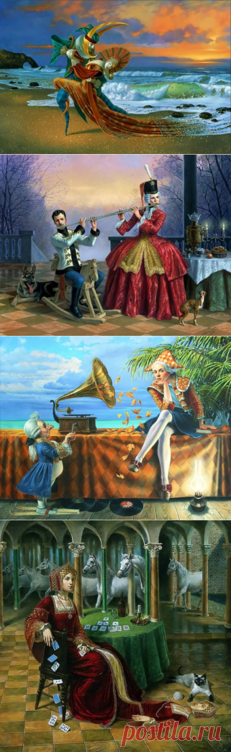 Художник Михаил Хохлачев (Michael Cheval). Картины
