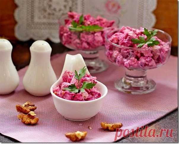 Салат из свеклы и курицы | Банк кулинарных рецептов