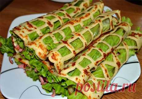 Блинчики «Макраме» | Пошкварчим.ru