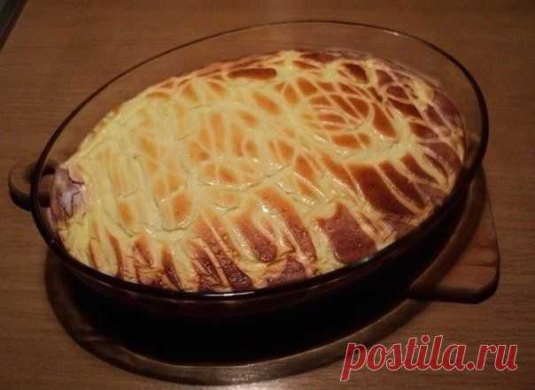 Творожный пирог (запеканка) без муки. Даже лучше мороженого!