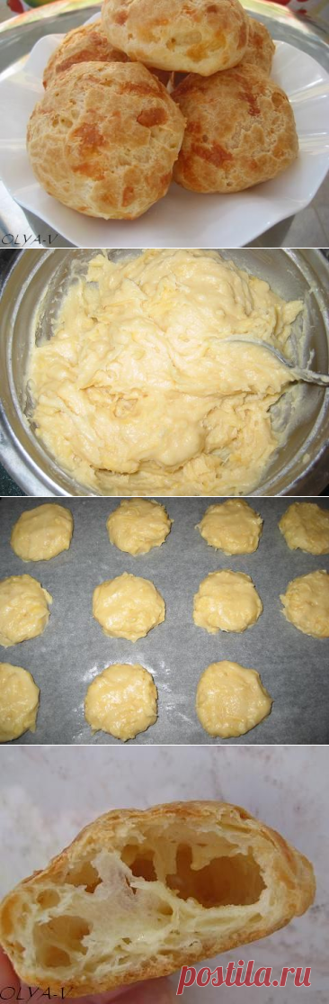 ЗАВАРНЫЕ БУЛОЧКИ С СЫРОМ