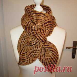 Вязание в технике бриошь и узор бриошь, brioche knitting, техника brioche knitting для начинающих видео