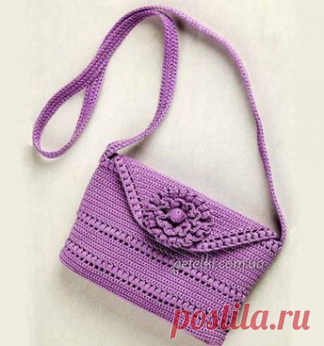 Сумочка из одного моточка для девочки