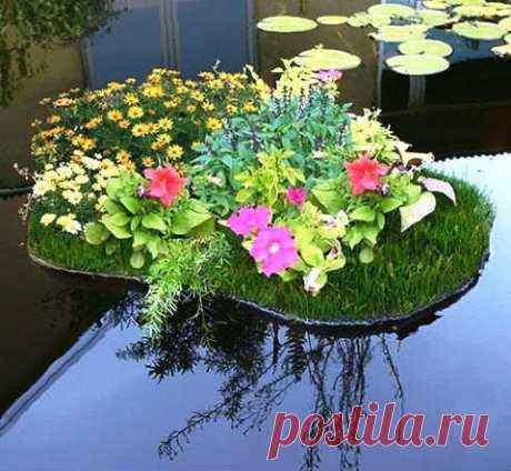 Плавающая клумба