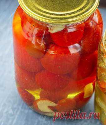Консервированные помидоры за 15 минут — Дачный участок