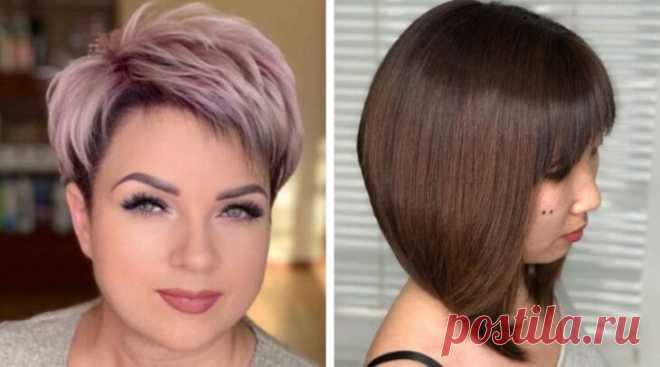 20 омолаживающих вариантов. Стрижки для полного лица. – ВСЕ ПРОСТО