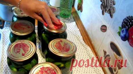 Консервация огурцов на зиму. Быстро и просто - Очень вкусно