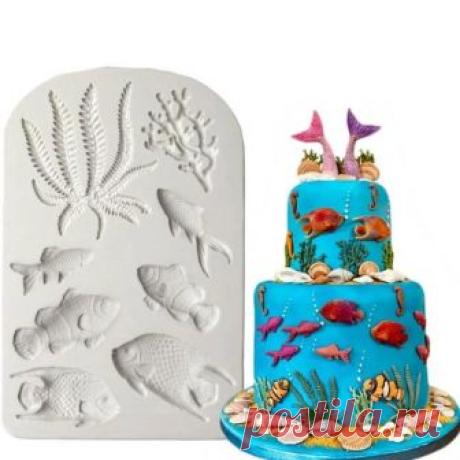 Fish, Seaweed, Coral, Silicone mold, Resin mold, Mould, Fondant mold, Soap mold, Chocolate mold, Candy mold, Jewelry mold, Molds, Decor Fish, Seaweed, Coral, Silicone mold, Resin mold, Mould, Fondant mold, Soap mold, Chocolate mold, Candy mold, Jewelry mold, Molds, Decor  ►More molds: https://www.etsy.com/shop/OscolShop?ref=l2-shopheader-name§ion_id=24157932  Material: Silicone Working Temperature: -60 to +240° C Package