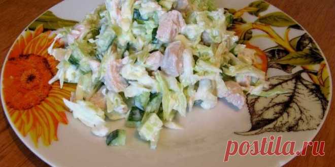 Диетический низкокалорийный салат из капусты с курицей - Полезные советы красоты