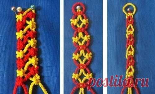 Цепочка из японских узлов