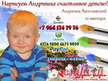 РИСУЕМ ЖИЗНЬ! Андрюша Ярославский, сбор до 12.12