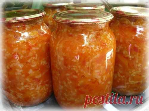 Салат с рисом на зиму | Заготовки для зимовки