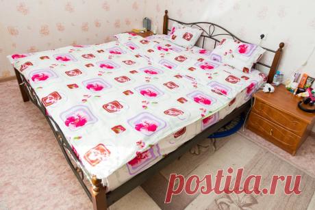Шью постельное белье на двухспальную кровать. Рассказываю, как это сделать быстро, буквально за 3 часа | Будни безработной блогерши | Яндекс Дзен