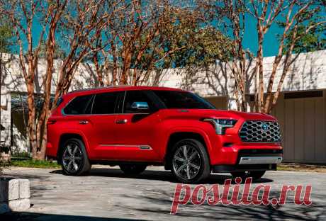 Toyota Sequoia 2023: салон, экстерьер, характеристики, видео