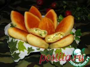 Бабушкины пирожки с рисом, луком и яйцом - кулинарный рецепт