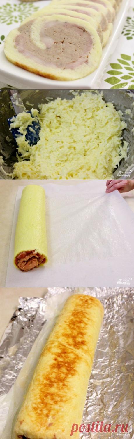 Куриный рулет с сыром - пошаговый кулинарный рецепт на Повар.ру