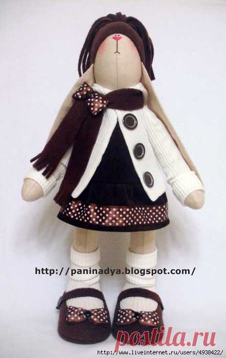 ВЫКРОЙКА зайца, который умеет стоять.