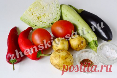 Овощное рагу в мультиварке с кабачками рецепт для Поларис, Редмонд, Панасоник