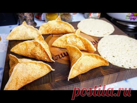 Так вы точно не готовили, а зря! Арабские блинчики с курицей и орехами, цыганка готовит.