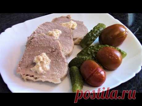 Как приготовить мягкое, нежное, сочное и  очень вкусное отварное мясо.