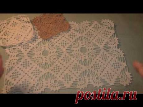 Ажурный квадратный мотив #16. Мастер-класс 1 часть.