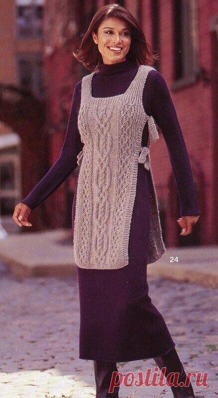 Когда точно не ошибешься с размером: жилет с простым кроем | Свет cофитов | Дзен