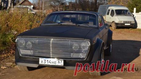 Авто самоделка ГАЗ-24 с двигателем мощностью 300 л.с: фото и описание самоделки
