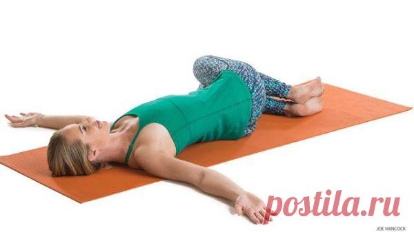 (74) Йога Yoga - 5 асан от болей в поясничном отделе