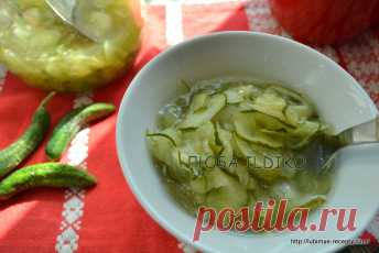 Салат из огурцов по-венгерски