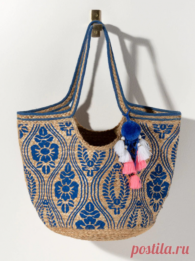 Paola Tote Get ready for your next tropical vacation or beach getaway with our spacious Jute Tote Bag! Made with durable jute material, this bag is not only eco-friendly, but also perfect for carrying all your essentials in style. The natural jute color and texture give it a rustic, beachy vibe that will complement any summer out