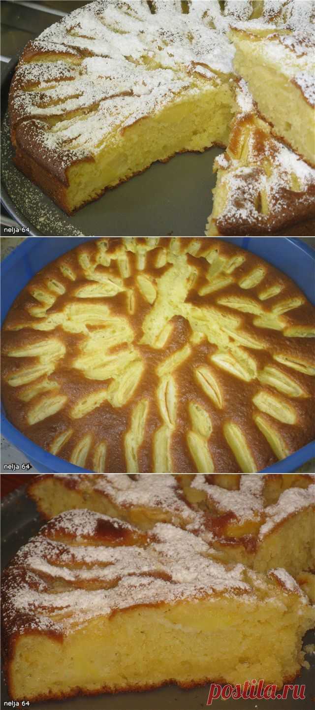 Быстрый пирог-тортик "На скорую руку"( с любой начинкой).