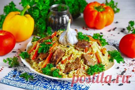 Плов узбекский из говядины в казане рецепт с фото пошагово и видео - 1000.menu