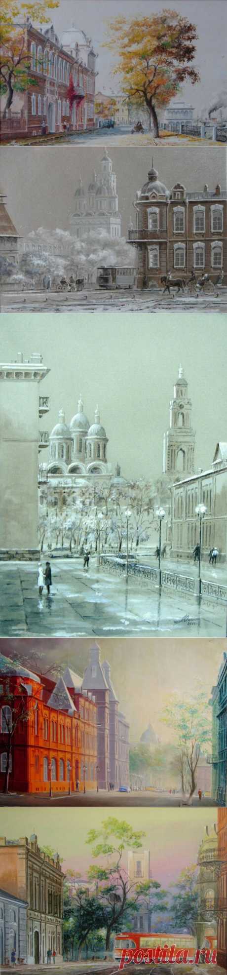 Акварель от Юрия Александровича Анискина.