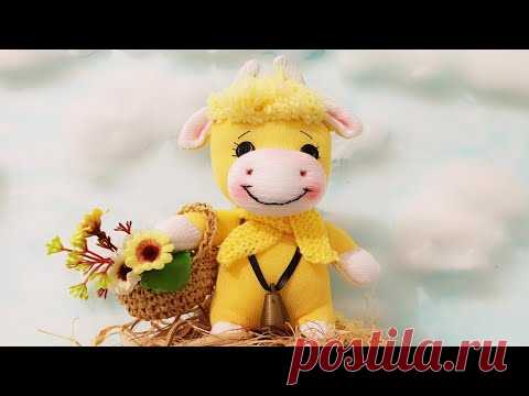 Самая красивая Буренка из носков