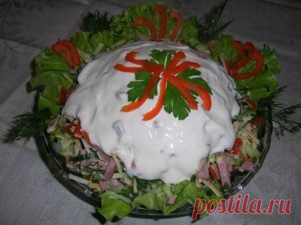 Супер простой и вкусный салат "Кармелита". | Готовим вместе