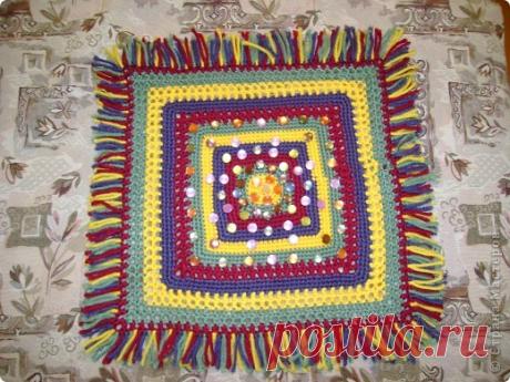 Вязание крючком - Массажный коврик » Поиск мастер классов, поделок своими руками и рукоделия на SearchMasterclass.Net