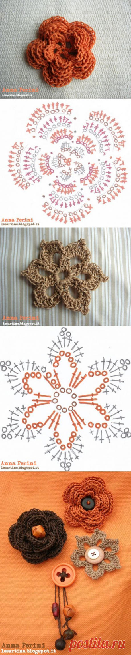 Come decorare una borsa con fiori all'uncinetto - Pane, Amore e Creatività | Pane, Amore e Creatività